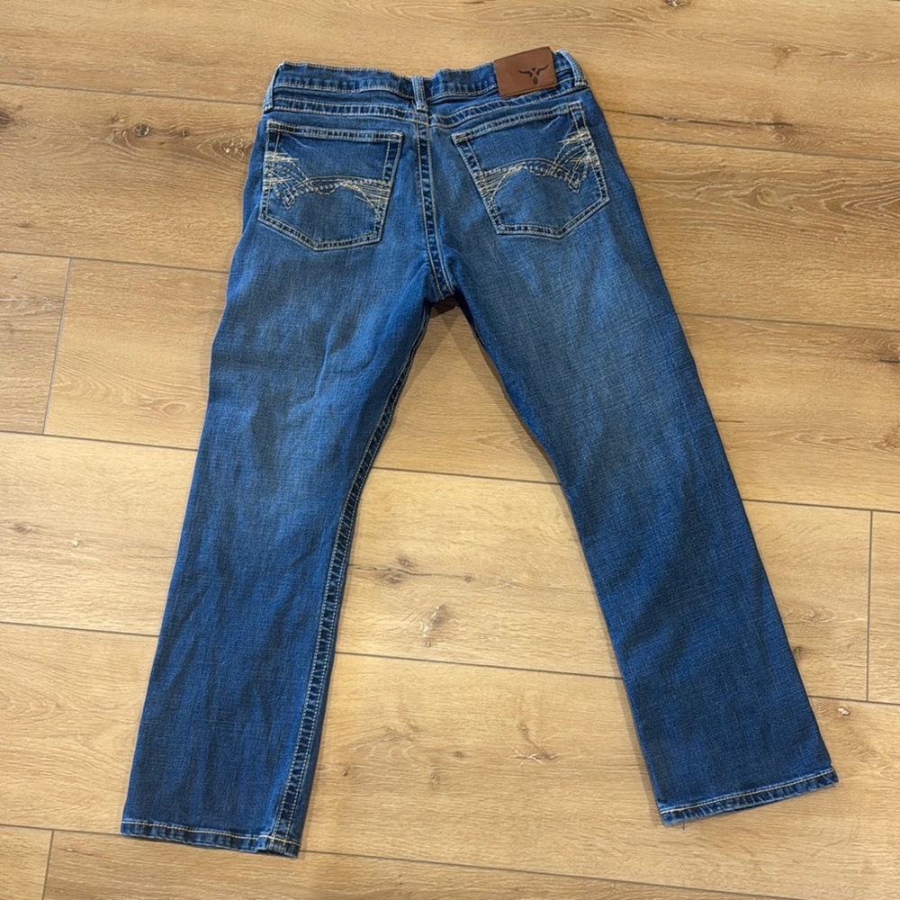 Wrangler Blue Straight Denim Jeans Timeless Style